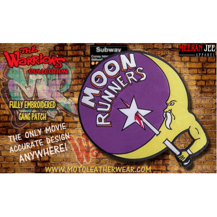 Moon Runners Embroidery Patch, The Warriors Movie Patch, Moon Runners